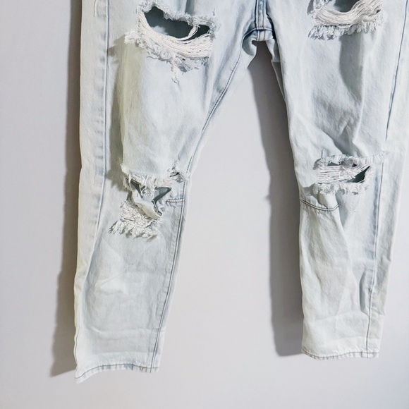 One Teaspoon - Bandits Light Blue Distressed Jeans - Picture 3 of 7